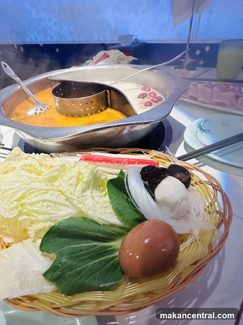 Hot Pot Dining Setup