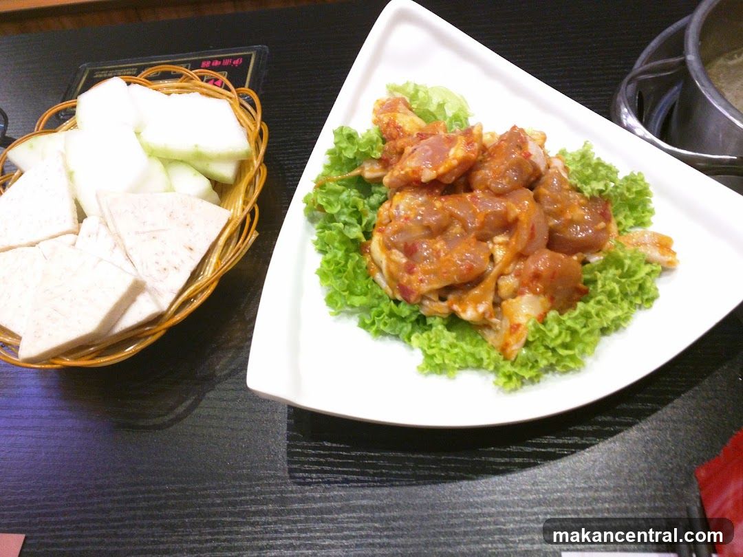Food Plate and Side Dishes