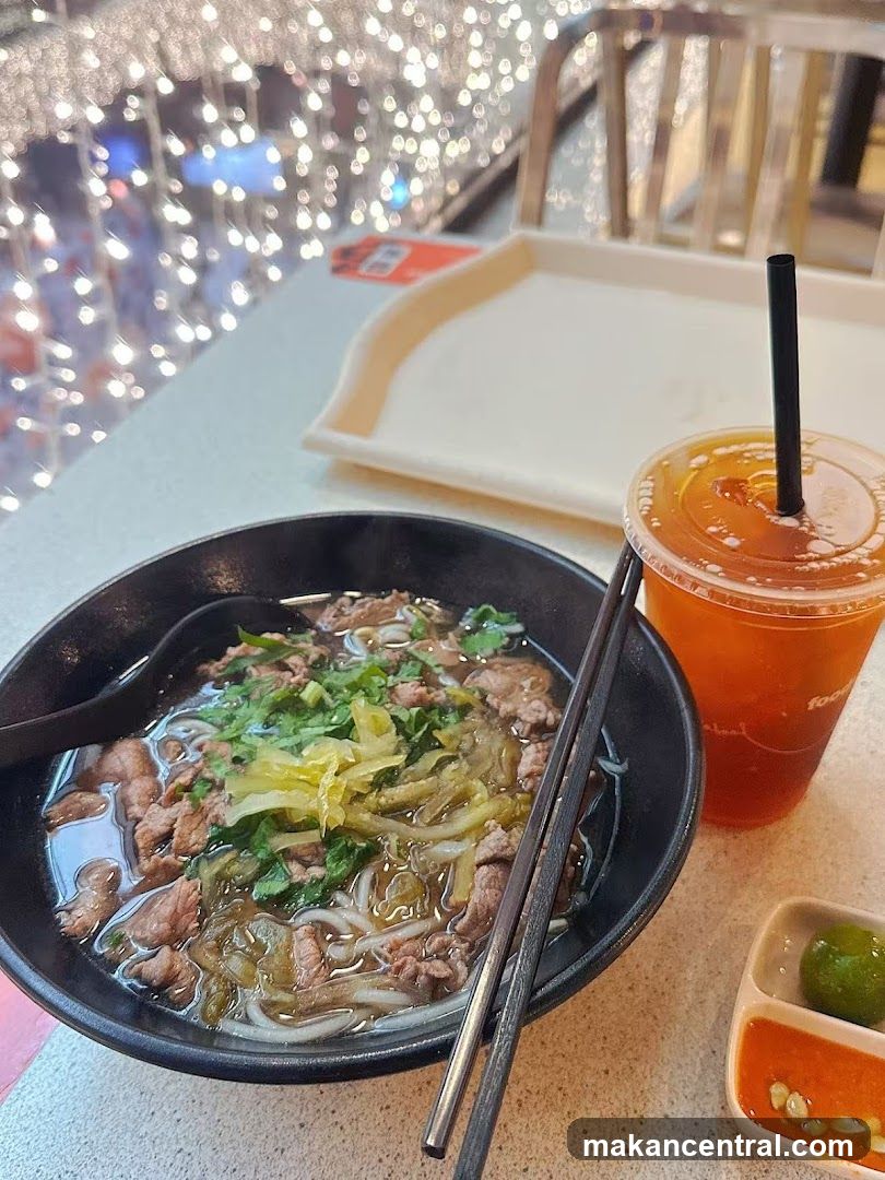 Food and Beverage at a Restaurant Interior