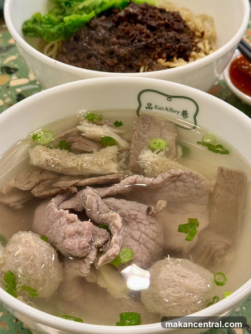 Bowl of Soup and Noodles