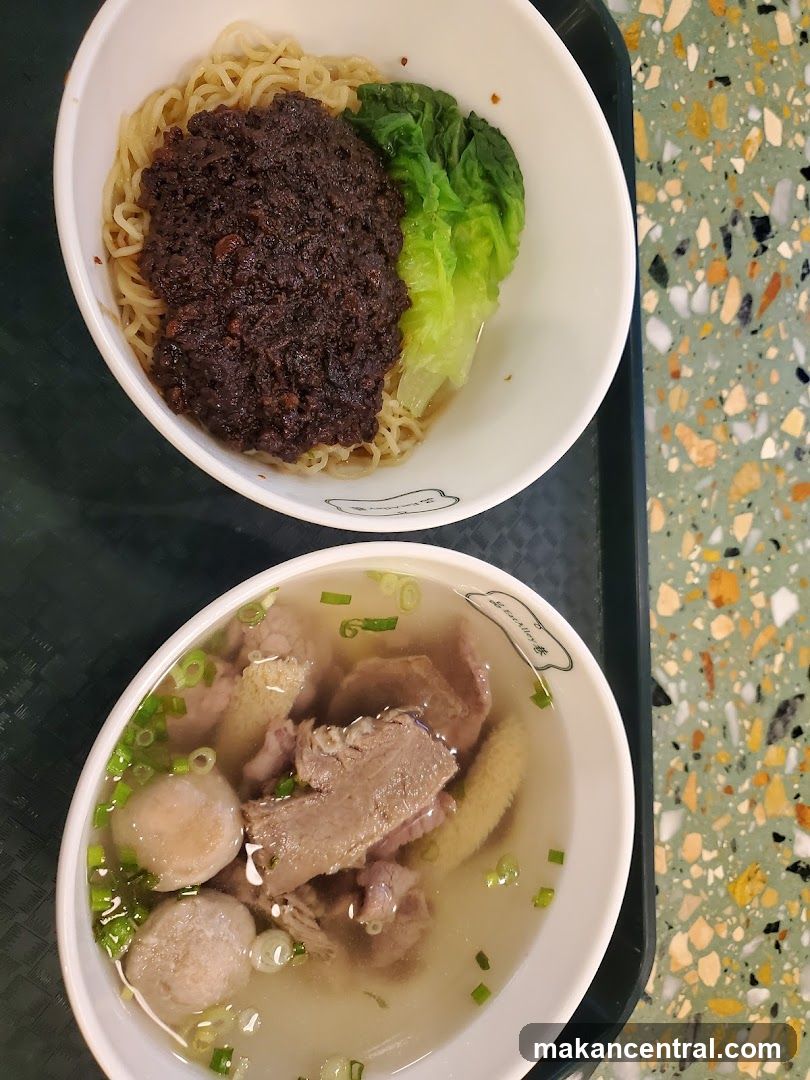 Food on tray