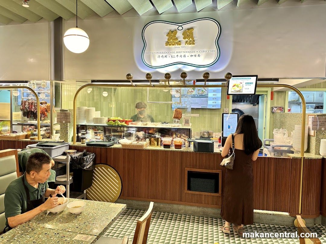 Interior of a food stall
