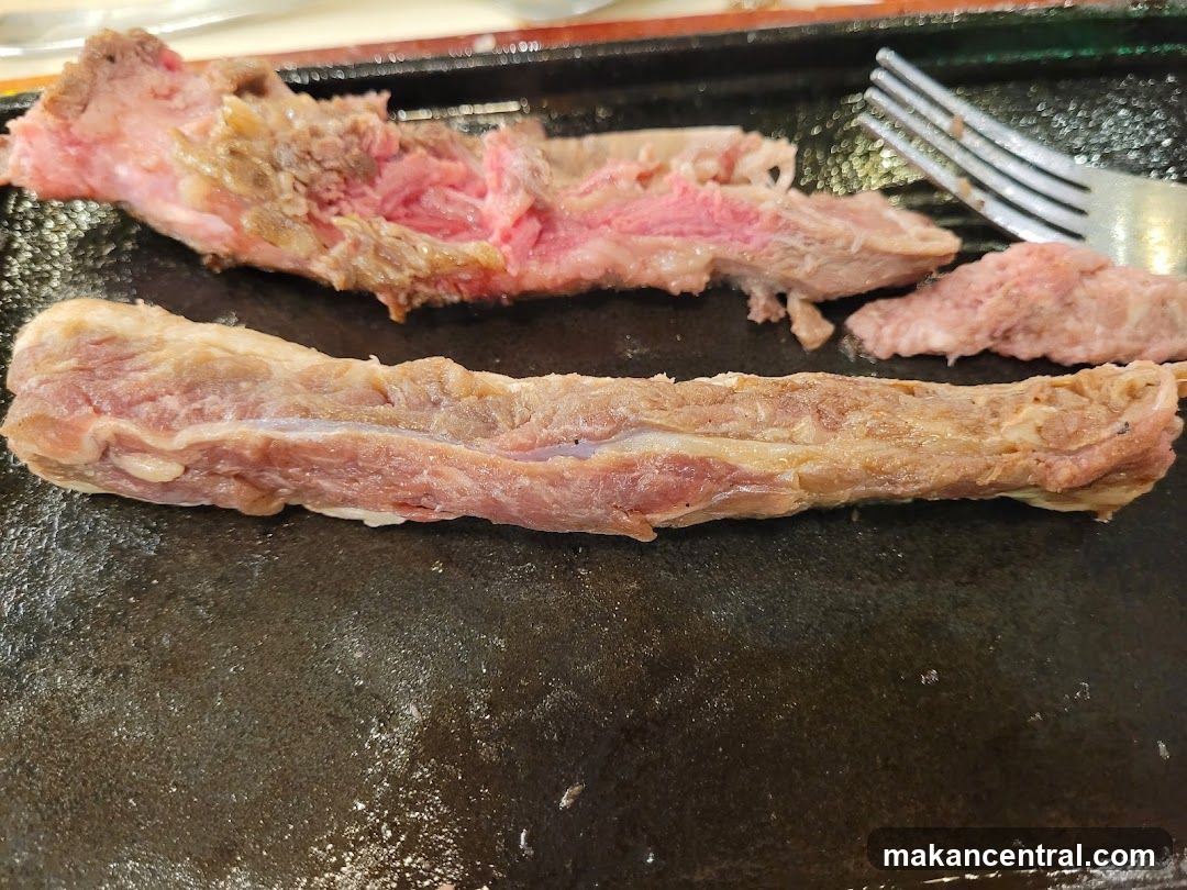 Grilled meat on a plate