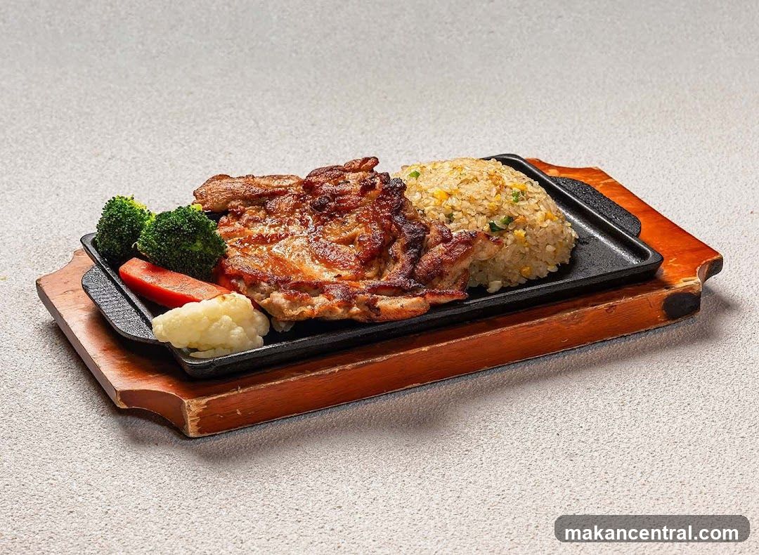 Grilled Meat Plate with Side Dishes