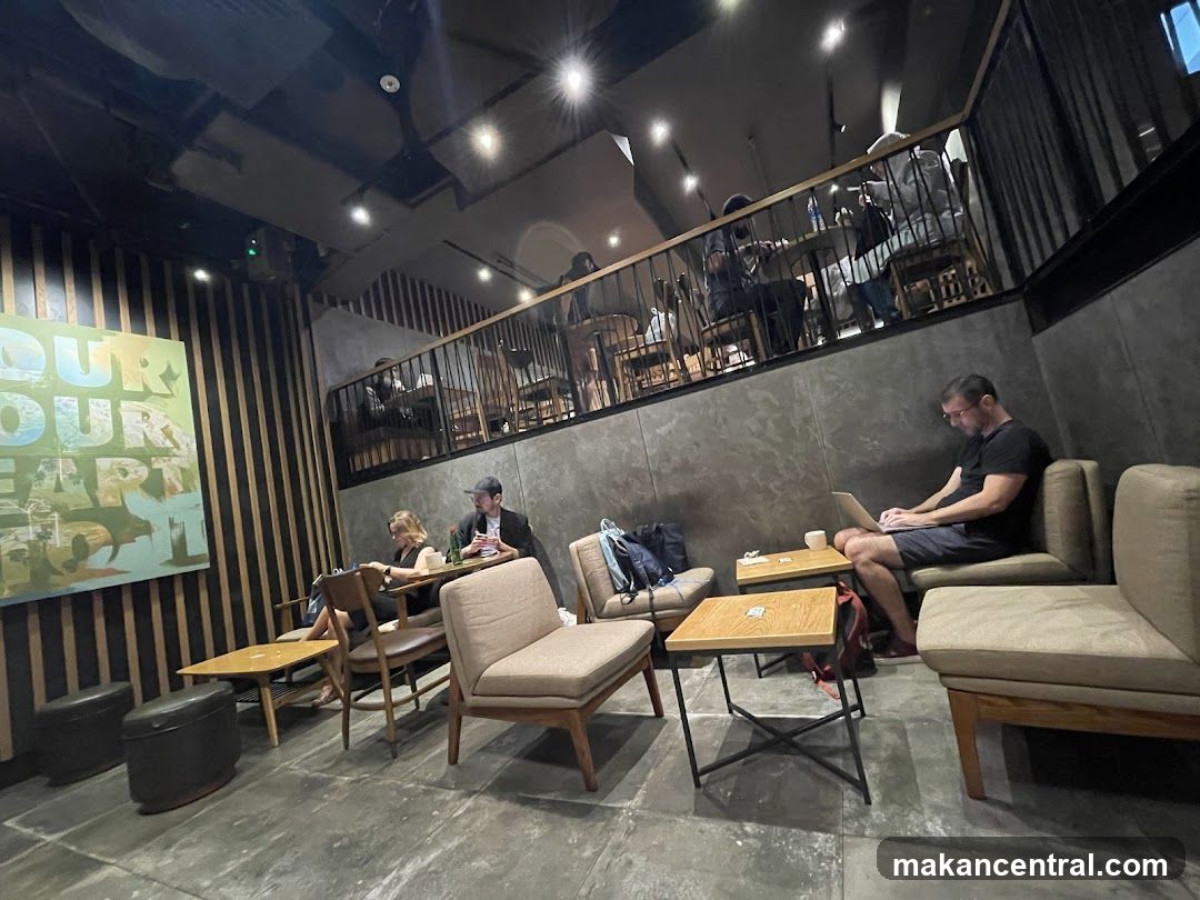 Interior of a café
