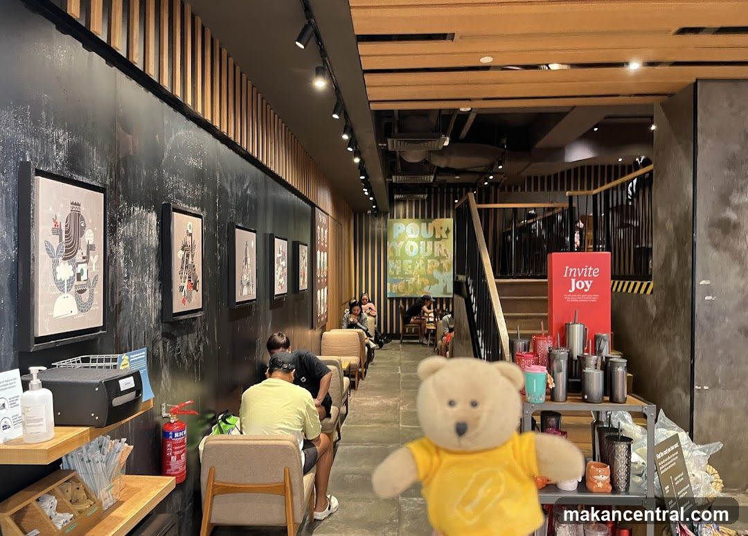 Interior of a café