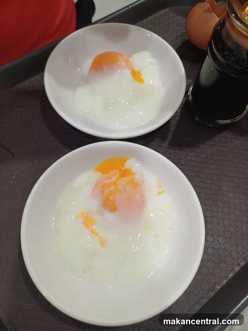 Eggs on a tray