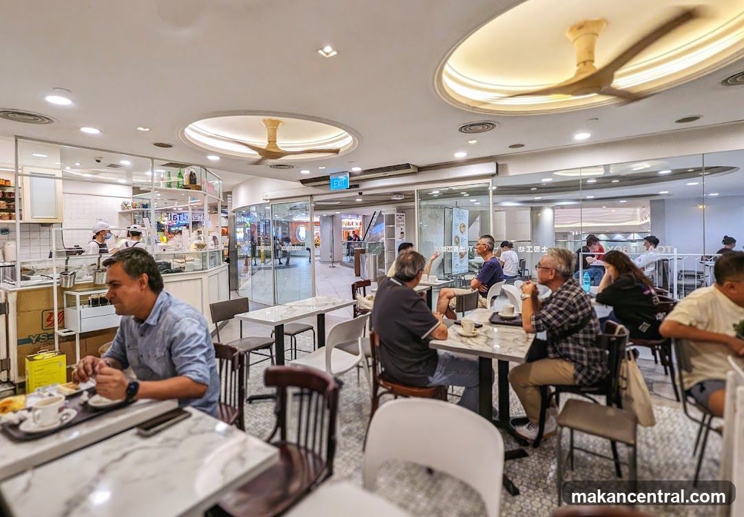 Interior of a café or restaurant