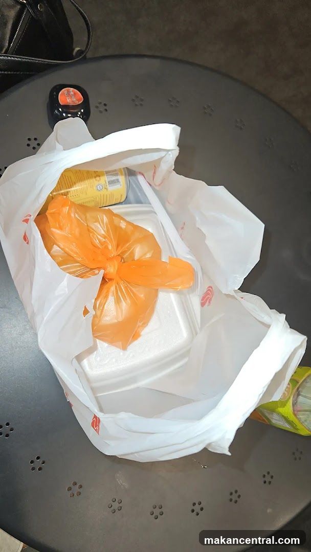Food Items in Plastic Bags on Table