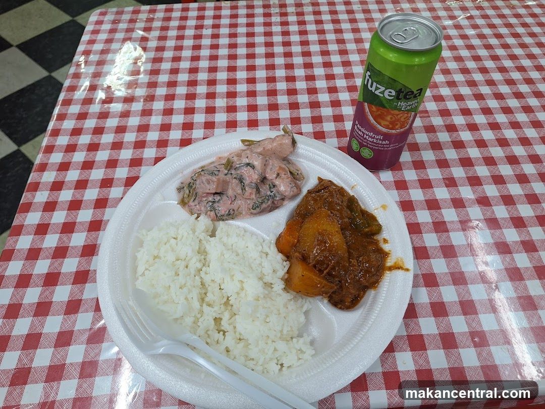 Food and Beverage on Checkered Tablecloth