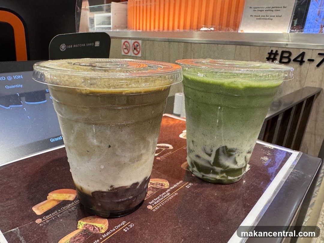 Two Matcha Drinks at ION Mall Shop