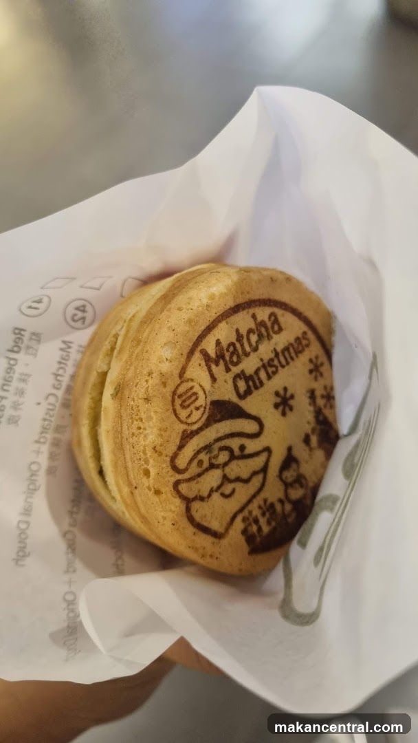 Matcha Christmas Waffle