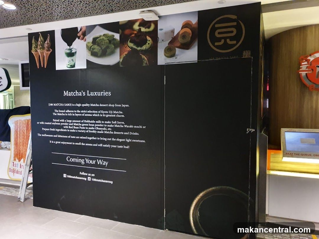 Matcha Dessert Shop Promotion Board