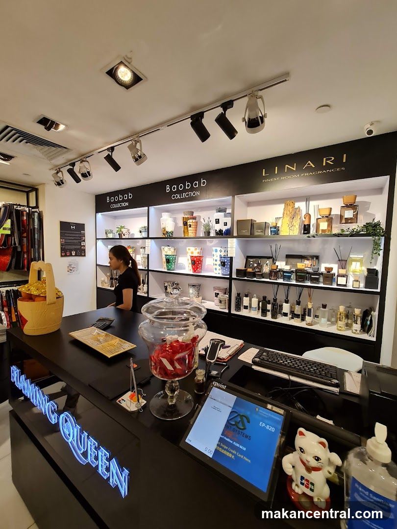 Interior of retail store
