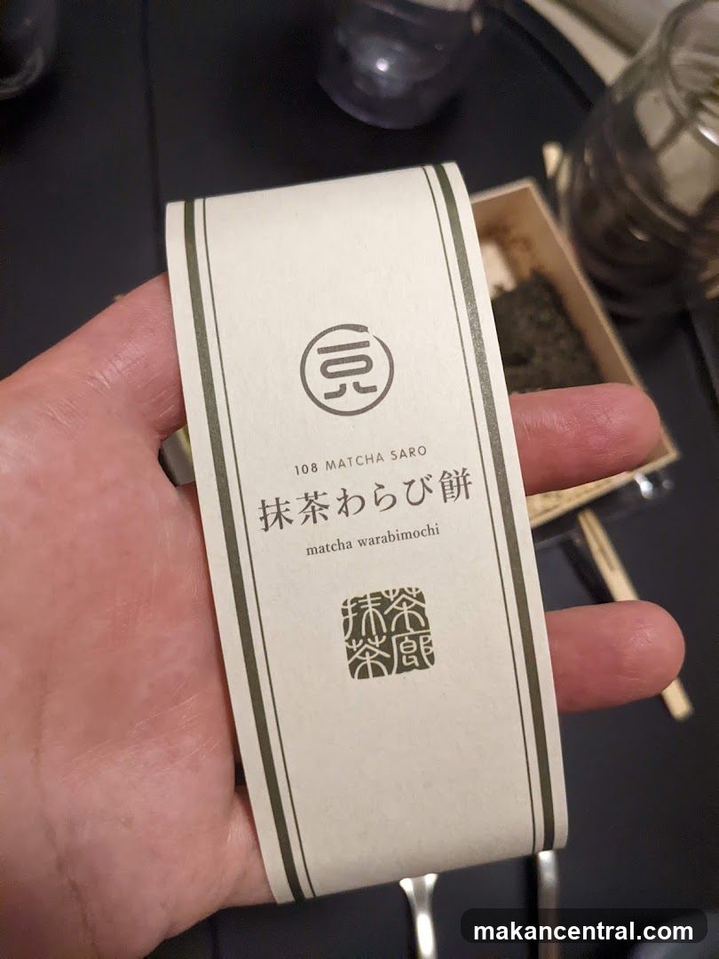 Matcha Warabimochi Package
