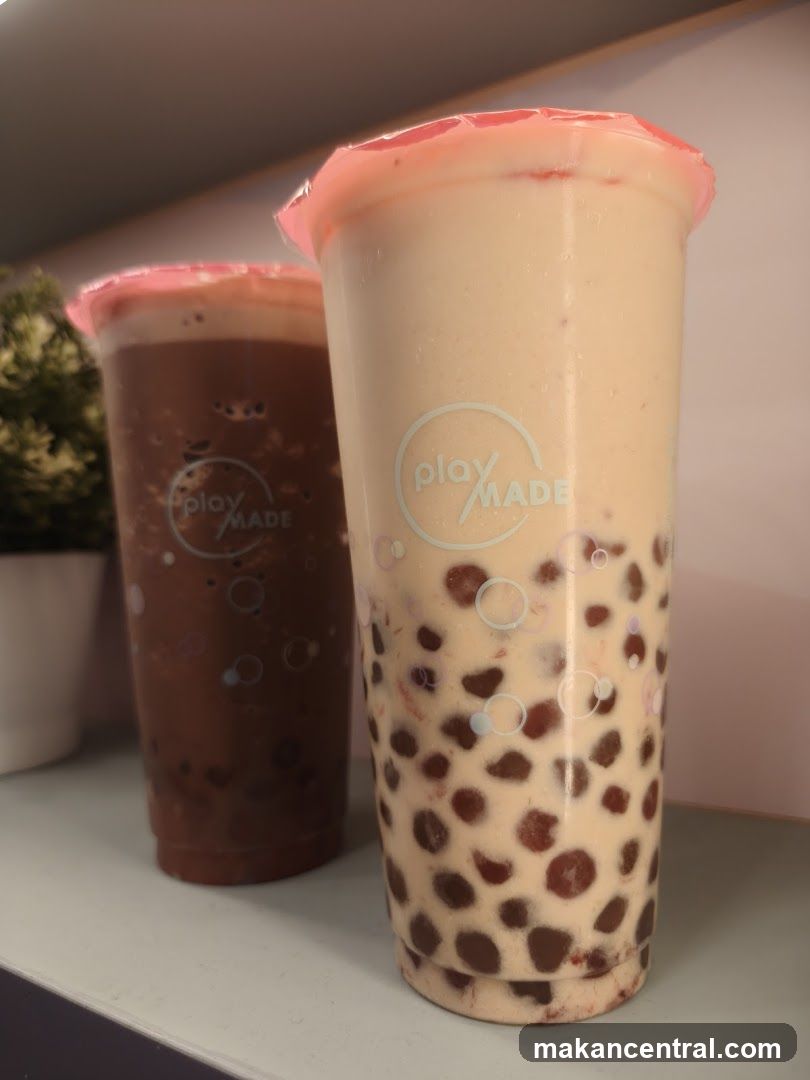 Boba Teas on Display