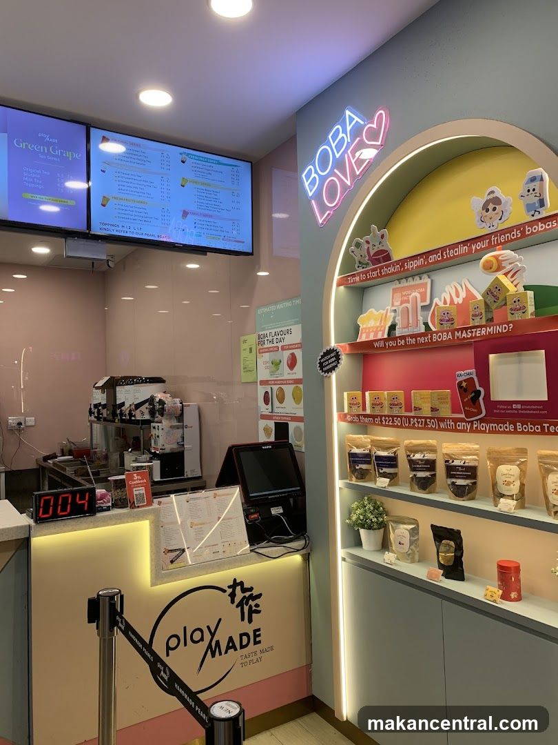 Playmade Boba Tea Shop Interior