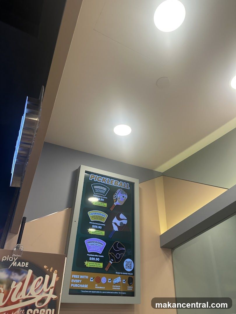 Pickleball Pricing Board