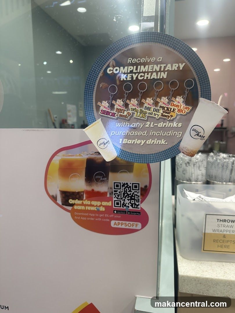 Promotional Poster at Shop Front