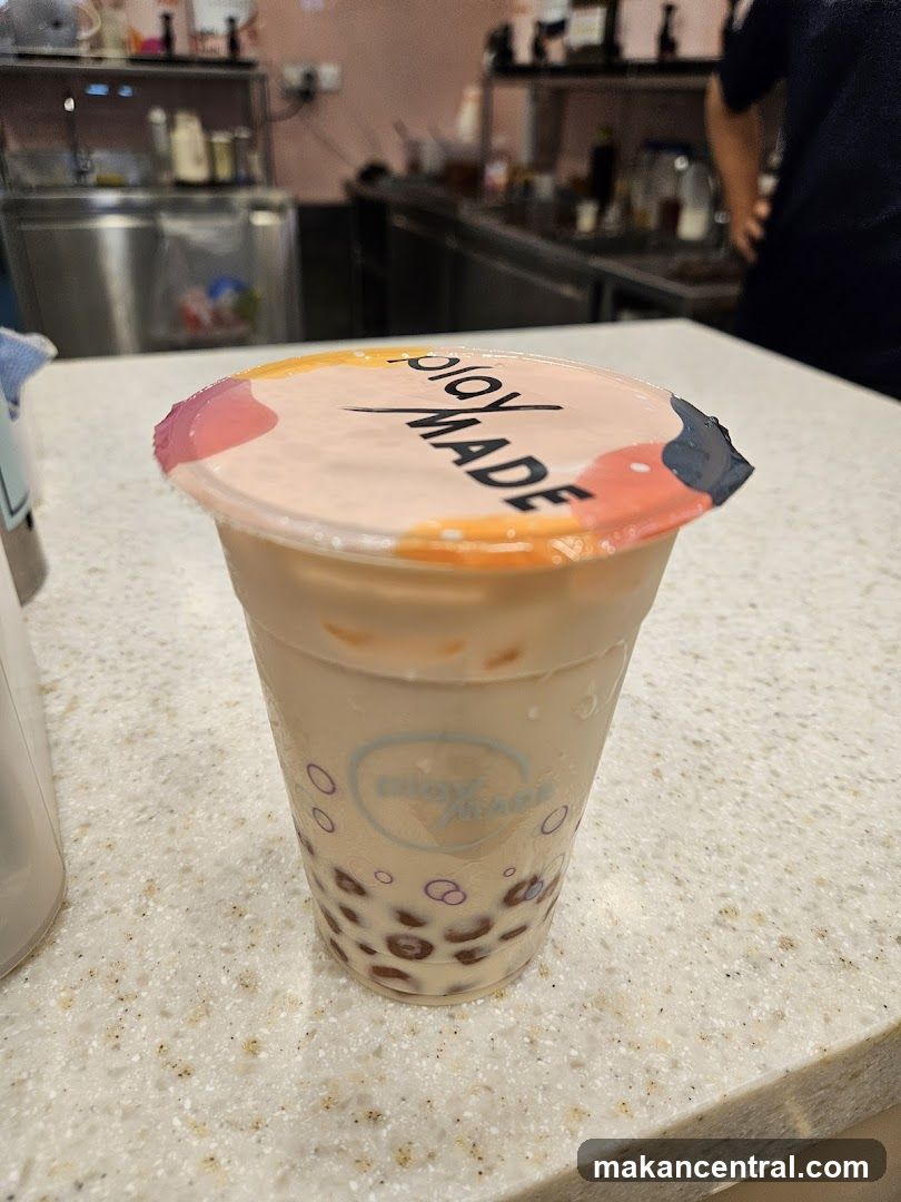 Boba Tea Cup on Counter