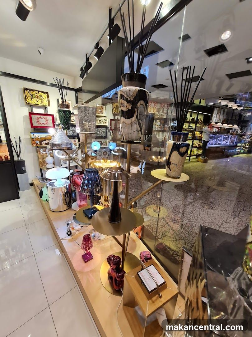 Interior of a retail store