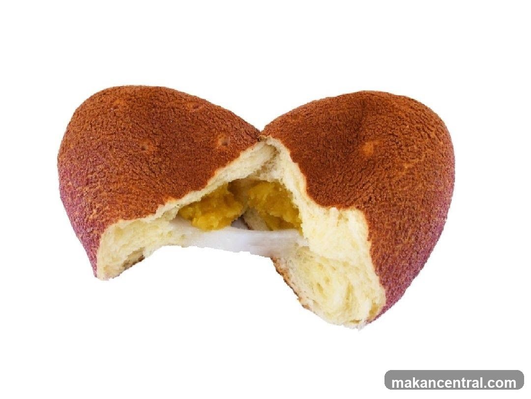 Heart-shaped bread product