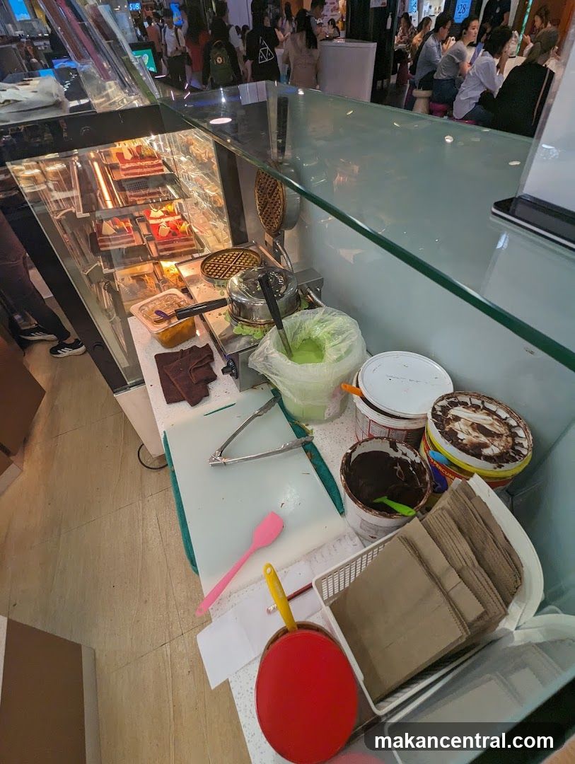 Food stall interior