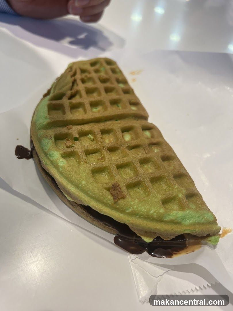 Green Waffle Dessert