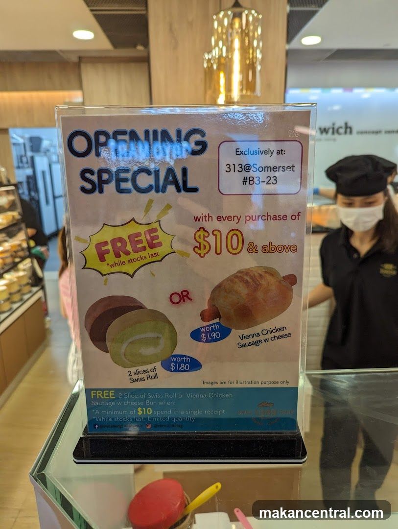 Opening Special Promotion Sign