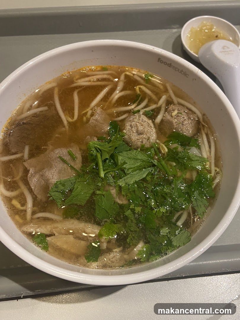 Bowl of noodle soup