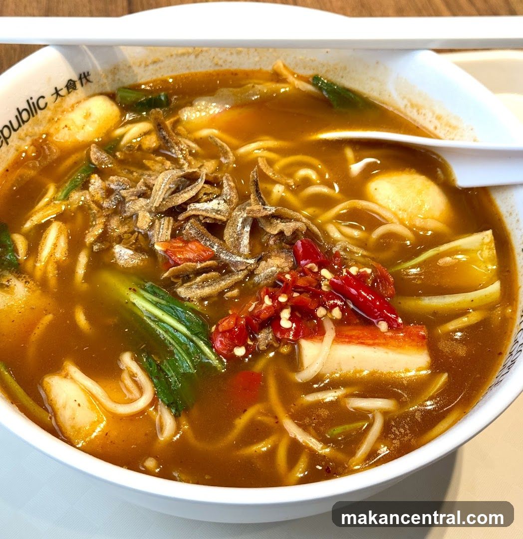Noodle Soup in Bowl