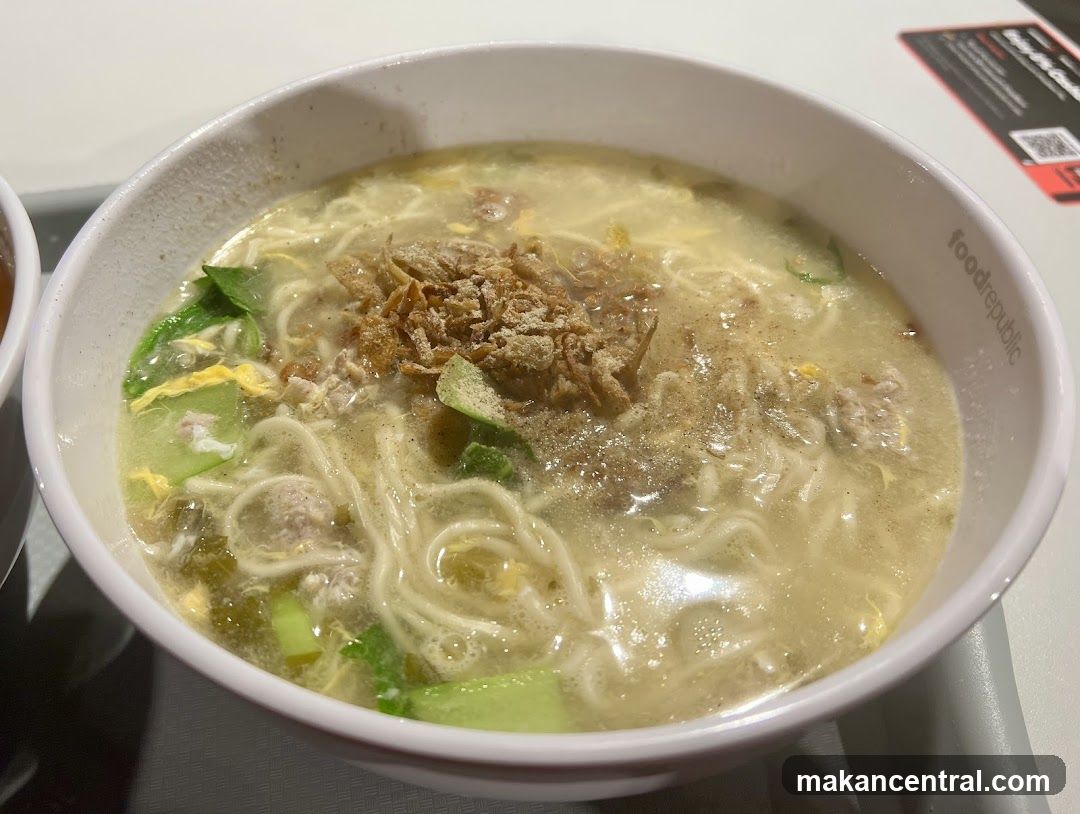 Noodle Soup in Bowl