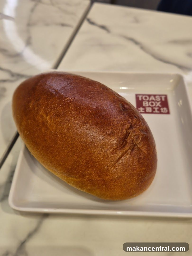 Bread on Plate at Toast Box