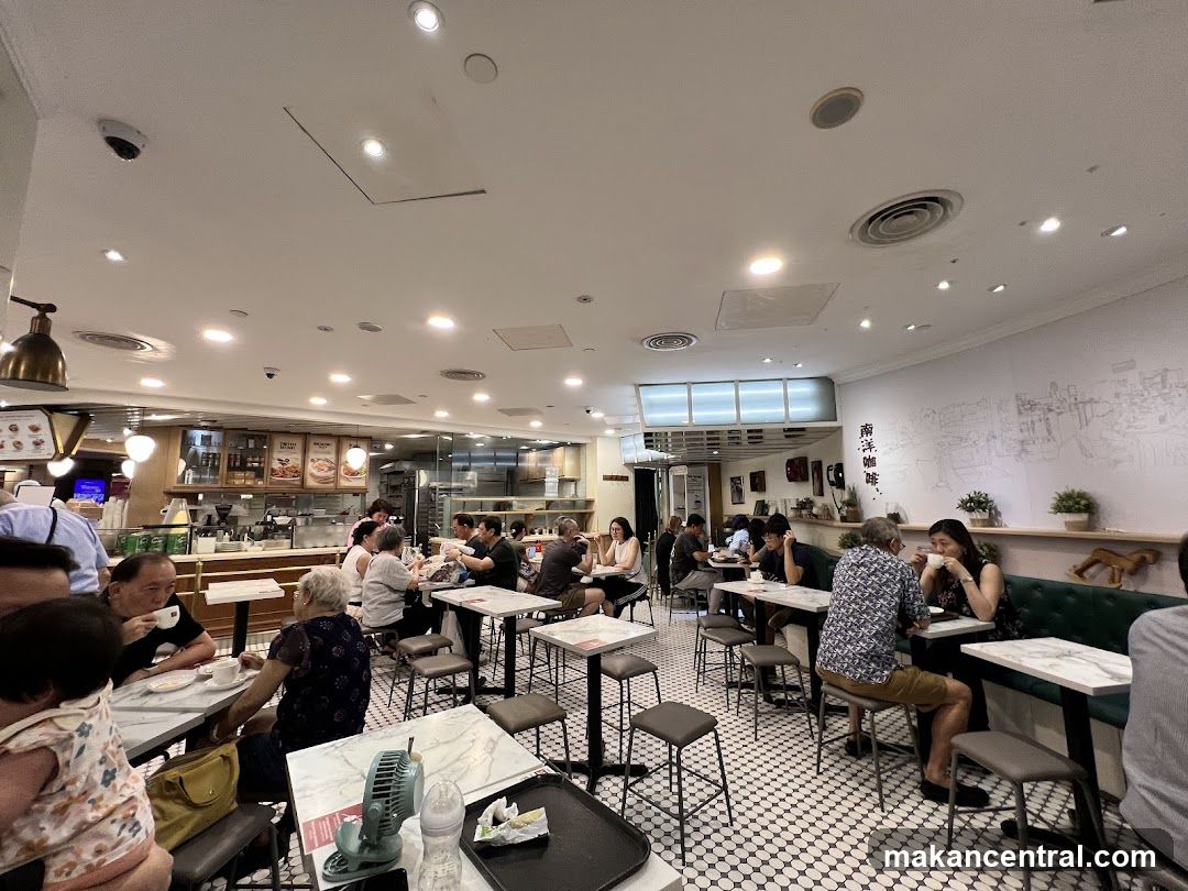 Interior of a café