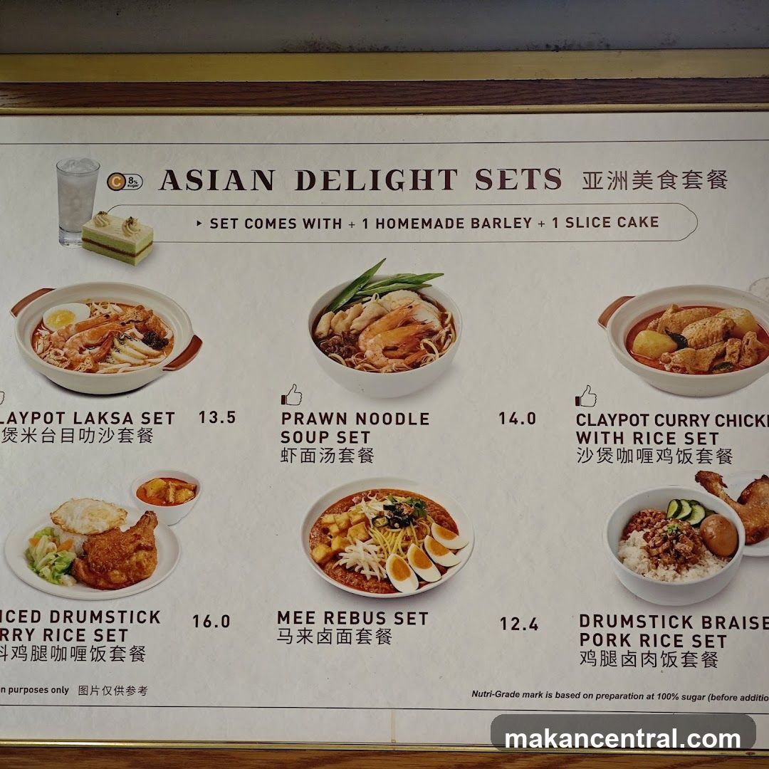 Asian Delight Sets Menu