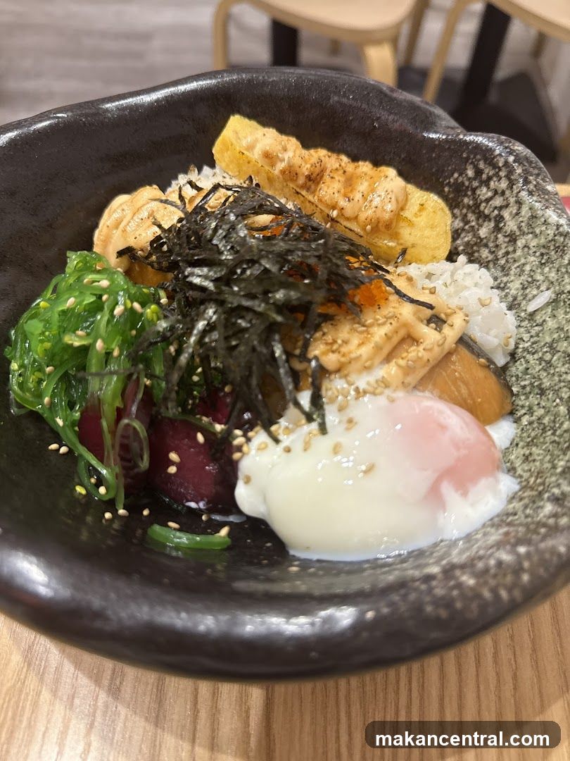 Bowl of Japanese-style rice bowl