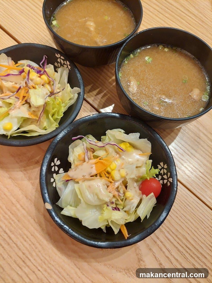 Food on wooden table