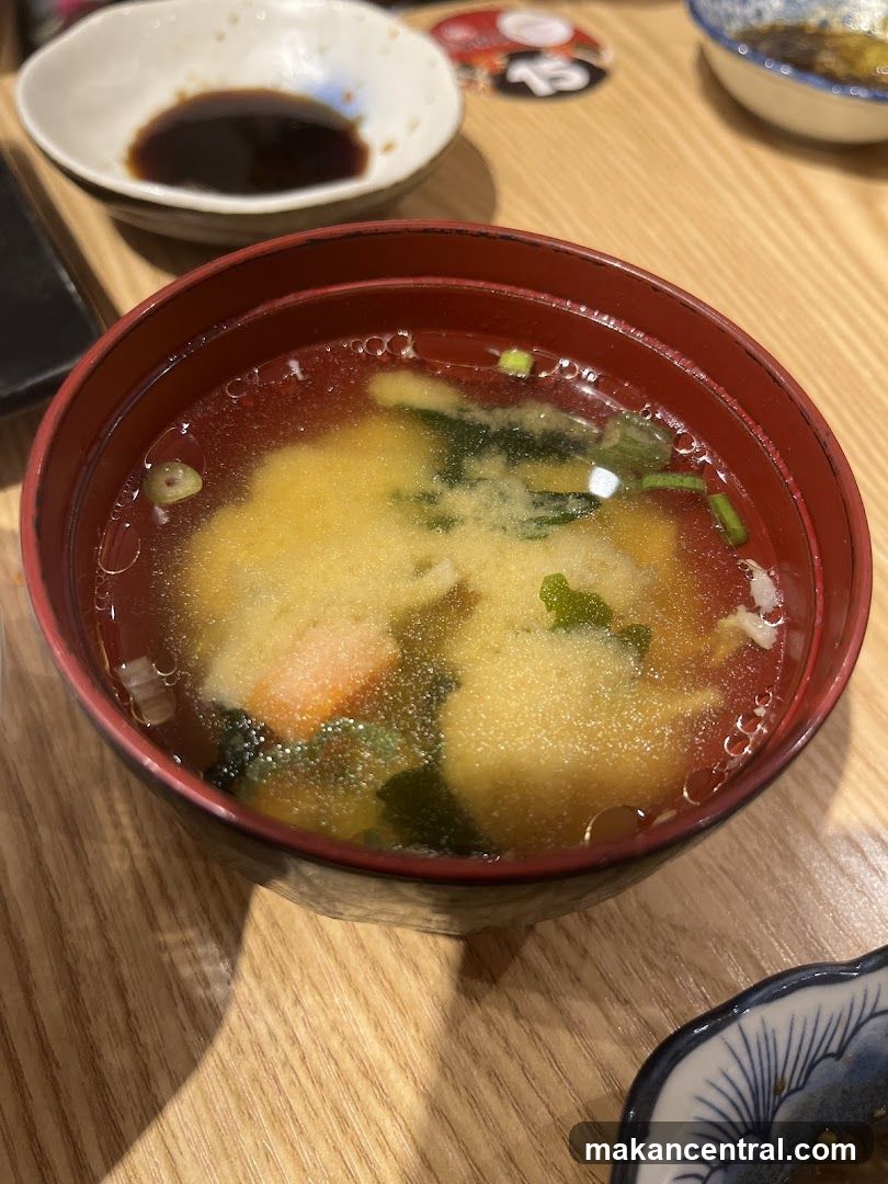 Tabletop with Japanese Soup