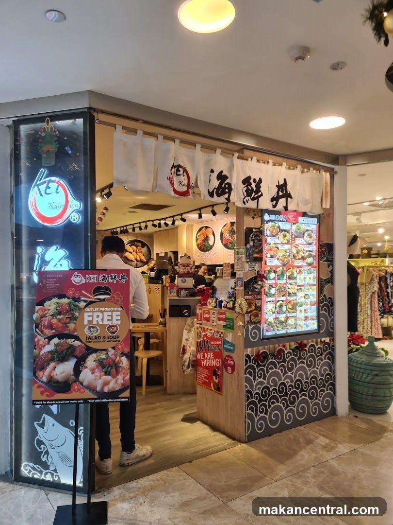 Restaurant Entrance with Promotional Materials