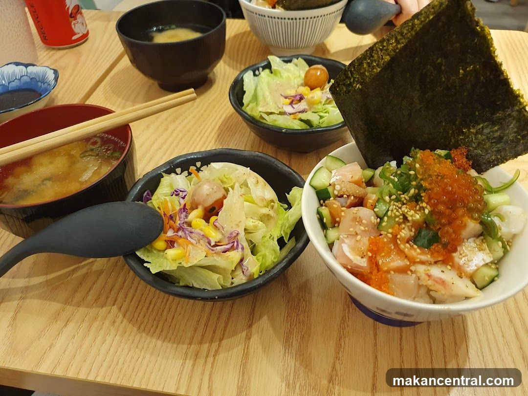 Dining Table with Japanese Cuisine