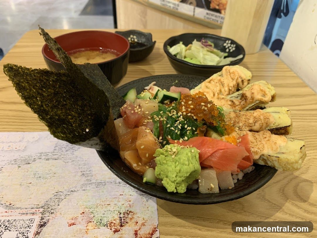 Sushi Bowl with Side Dishes