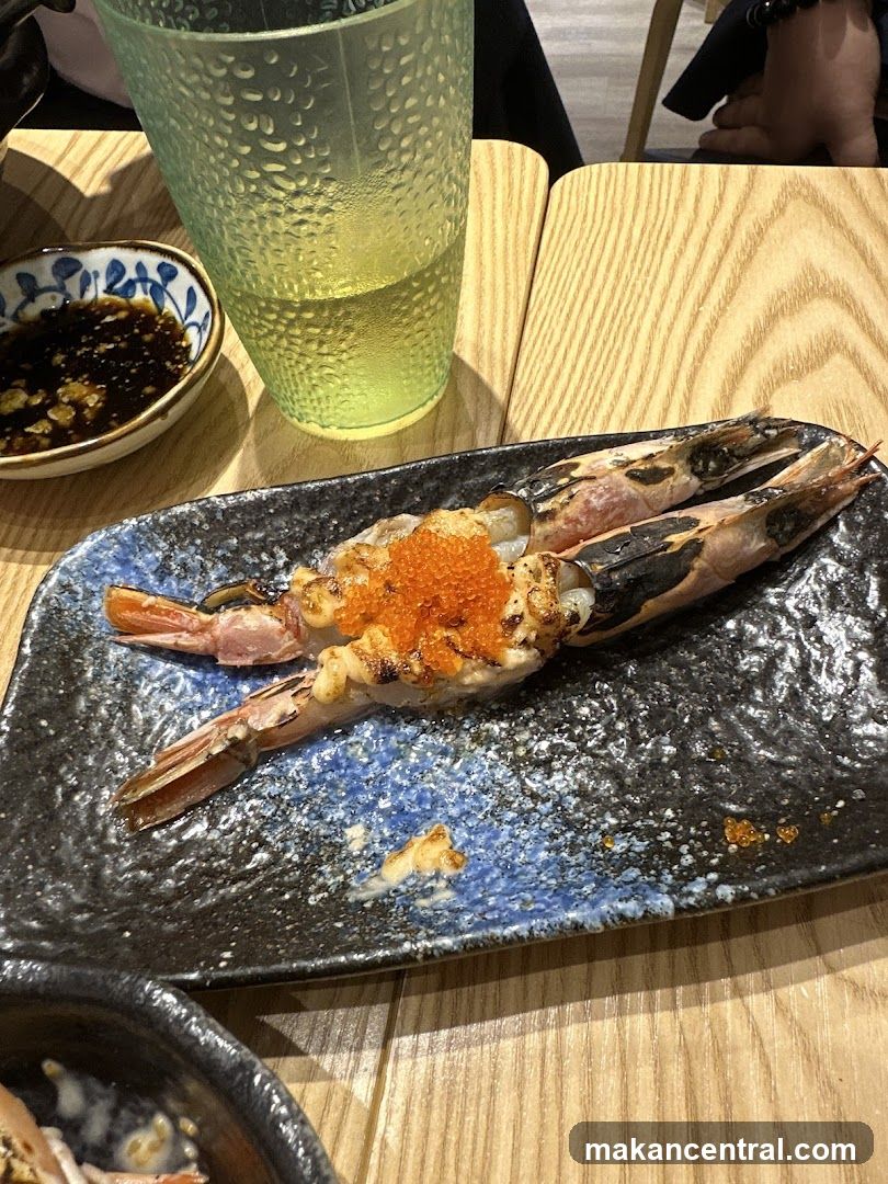 Dining Table with Seafood Dish