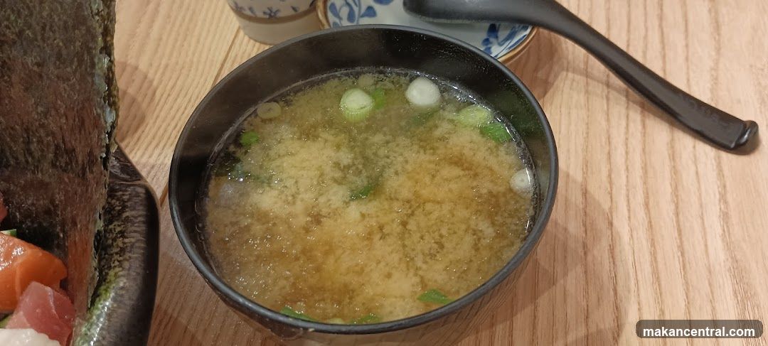 Tableside Soup and Sashimi