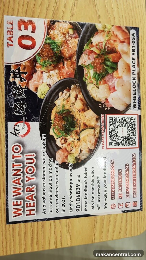 Table 03 promotional flyer
