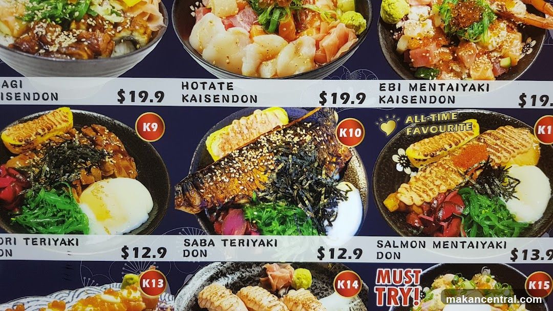 Bowl Menu Display