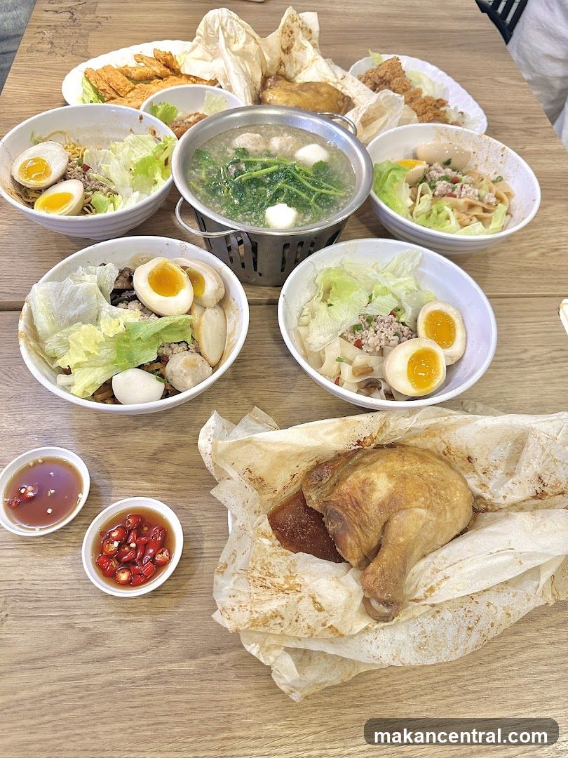 Table of Food Items