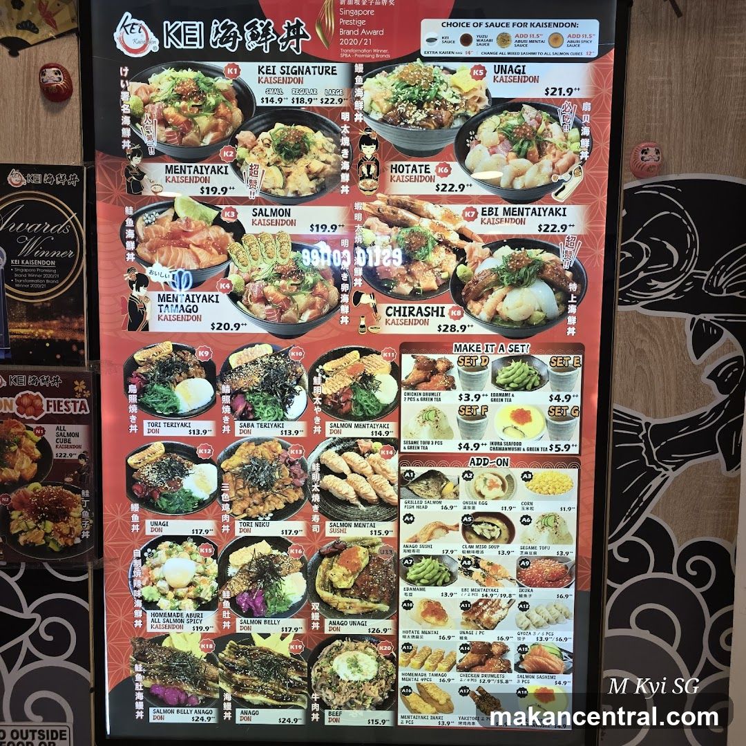KEI Seafood Bowl Menu