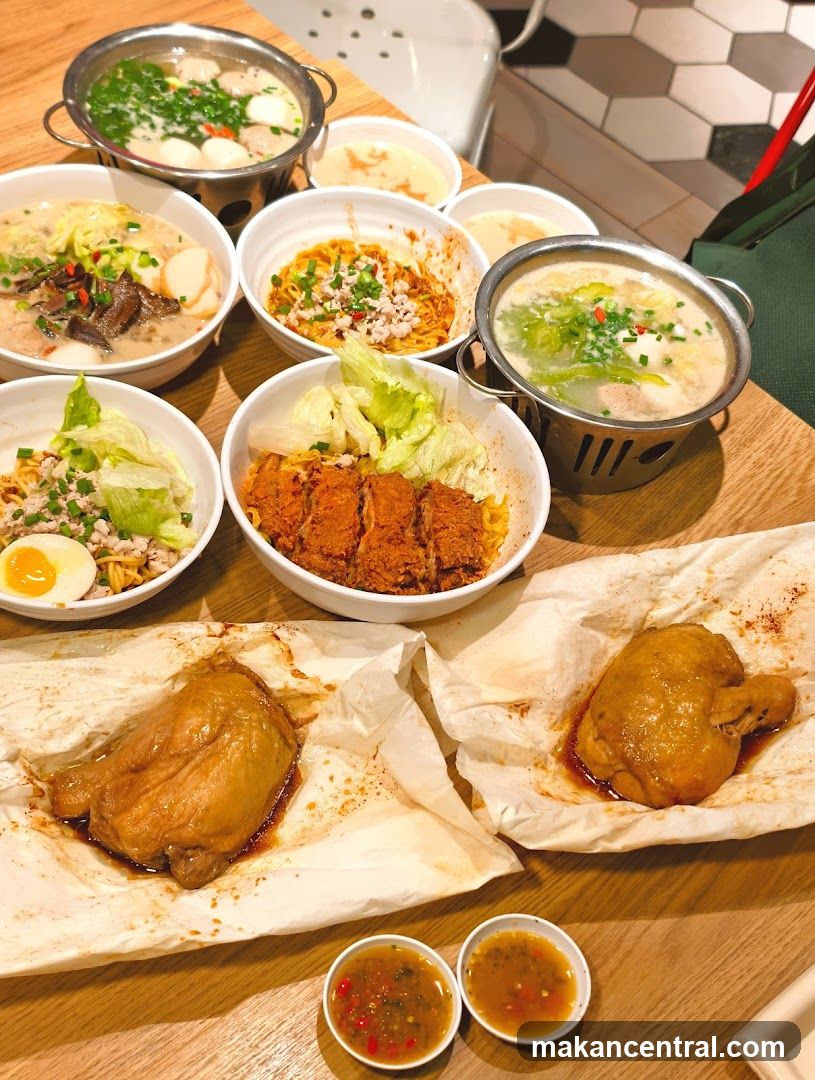 Table of Food Items