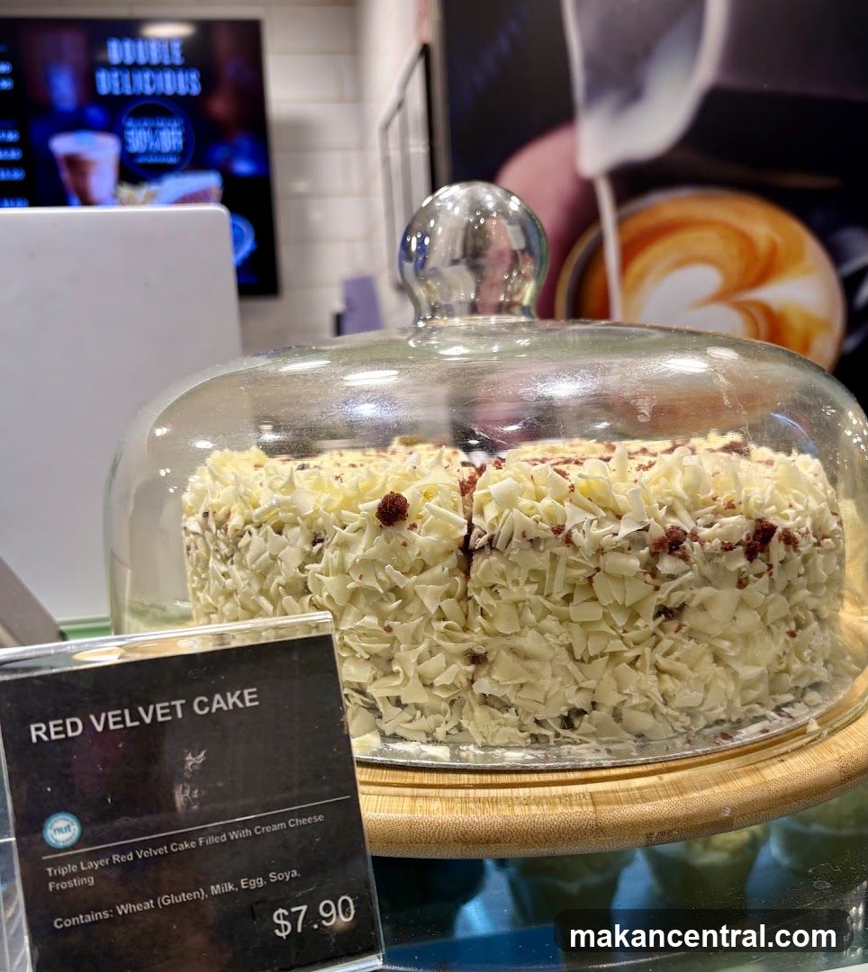 Red Velvet Cake Display