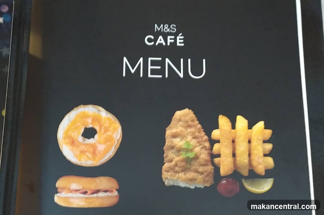 M&S Café Menu